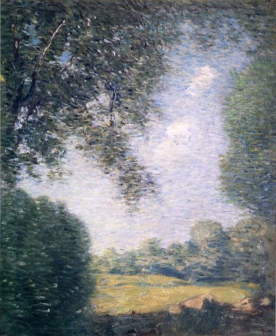 Overhanging Trees by J. Alden Weir